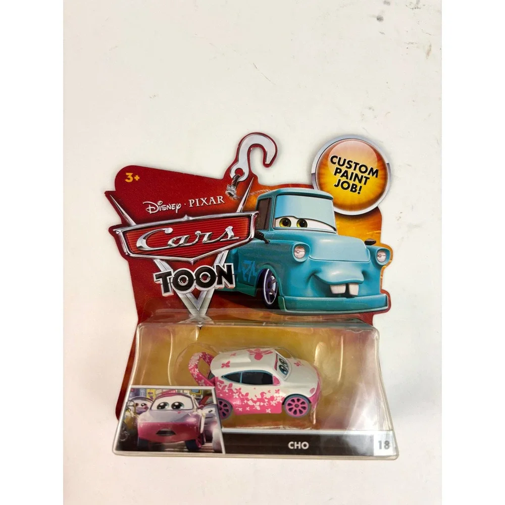 Disney Pixar Cars Toon Cho #18 Custom Paint Job Mattel Diecast New Sealed